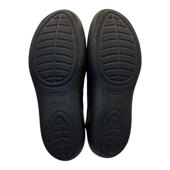 Crocs Kadee Slingback Flats Women Size 10 Black Comfort Lightweight Casual Shoes - Picture 6 of 8